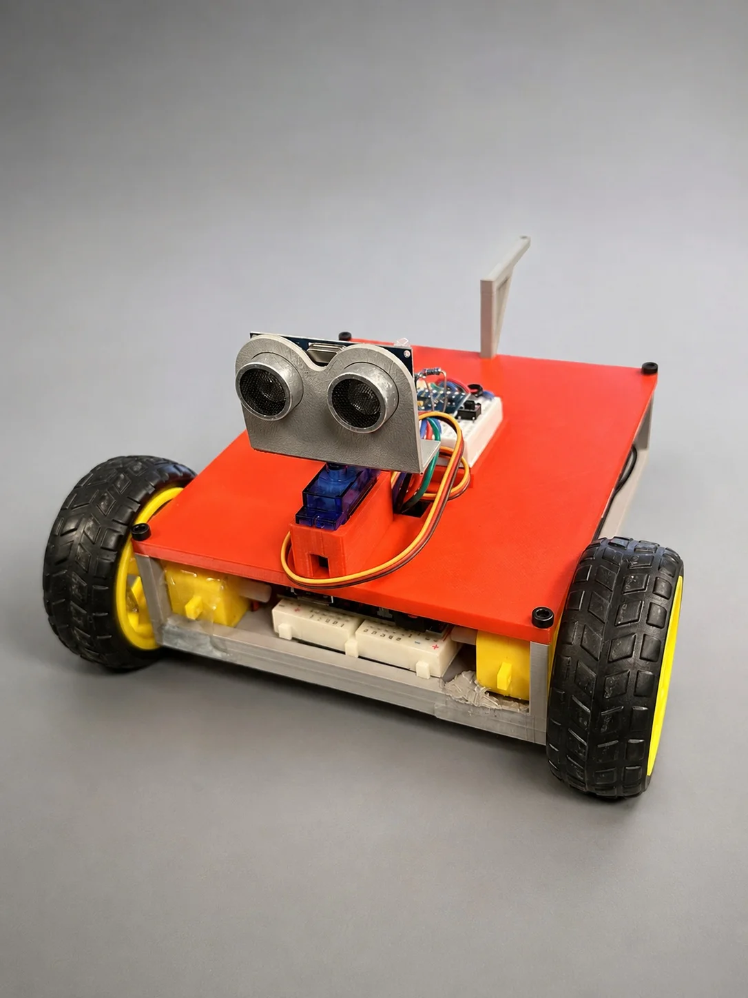 Student-built autonomous differential-drive robotic vehicle